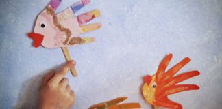 Pesciolino con bastoncini del gelato