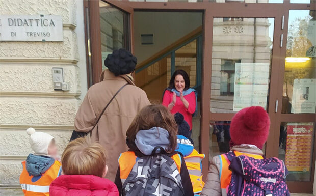 Il Pedibus alle “De Amicis”