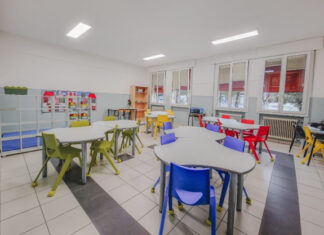 La classe prima della scuola senza zaino