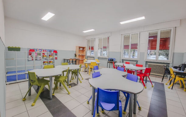 La classe prima della scuola senza zaino