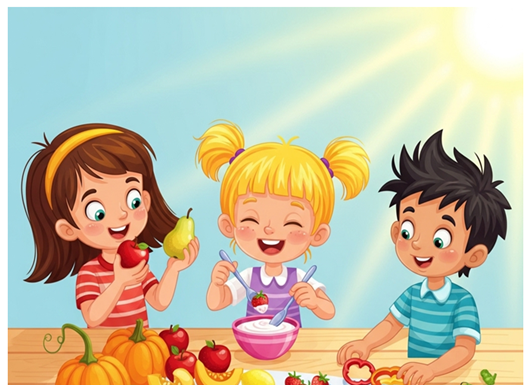 Salute e gioco a tavola