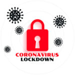 coronavirus pandemic covid-19 lockdown concept background design