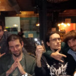 L’Autore con i Gates of Prophecy in sede di questa intervista. Foto di Bruno Antoniazzi