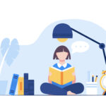 People reading or students studying and preparing for examinatio