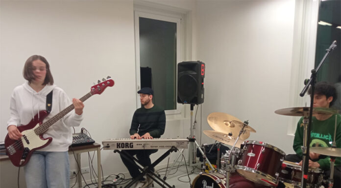 Jam session in sala prove!