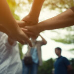 teamwork With our arms and hands.