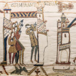 La cometa di Halley nella trentaduesima scena dell’arazzo di Bayeux