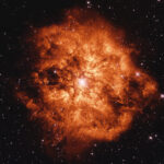 La Stella di Merrill (costellazione della Freccia), ripresa dal telescopio spaziale Hubble