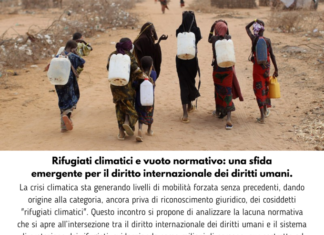 Rifugiati climatici e vuoto normativo