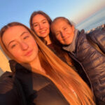 con la mia famiglia ospitante