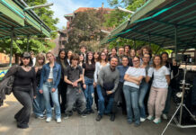 Una classe dell’Artistico sul set di Stucky