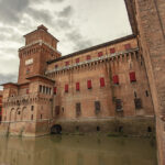 Medieval castle of Ferrara the historical Italian city 11
